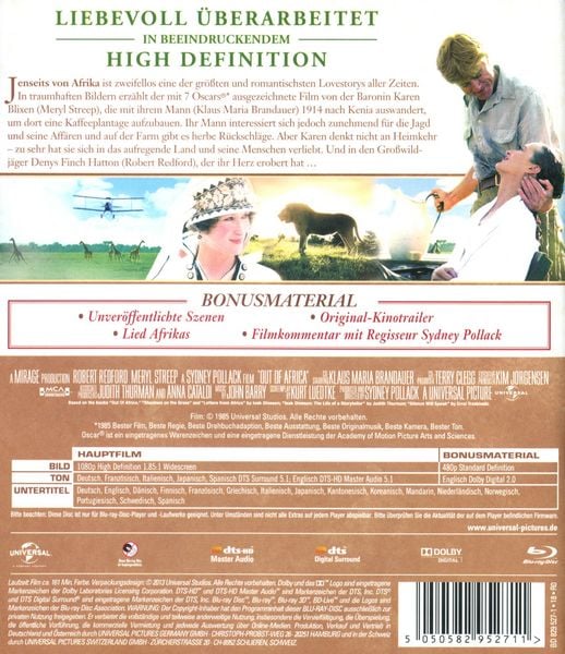 Produktbild: Jenseits von Afrika