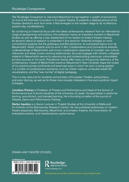 Produktbild: The Routledge Companion to Vsevolod Meyerhold