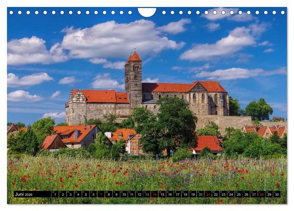 Produktbild: Quedlinburg - Welterbestadt im Harz (Wandkalender 2026 DIN A4 quer), CALVENDO Monatskalender