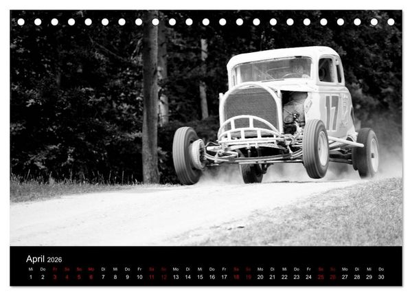 Produktbild: Dirt Track Races (Tischkalender 2026 DIN A5 quer), CALVENDO Monatskalender