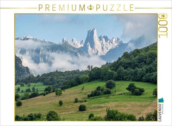 CALVENDO Puzzle Naranjo de Bulnes - Picos de Europa | 1000 Teile Lege-Größe 64 × 48 cm Foto-Puzzle für glückliche Stunden