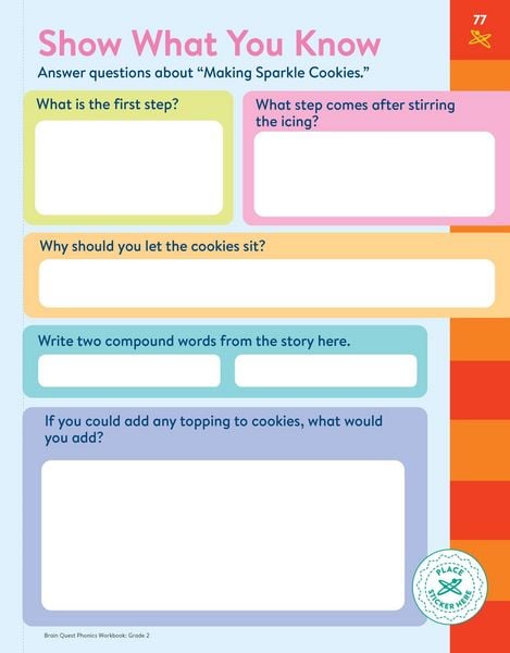 Produktbild: Brain Quest Phonics Workbook: Grade 2
