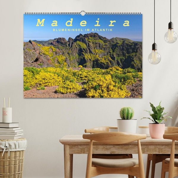 Produktbild: Madeira Blumeninsel im Atlantik (Wandkalender 2026 DIN A2 quer), CALVENDO Monatskalender