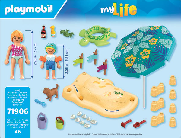 Produktbild: PLAYMOBIL 71906 Familienspa&szlig; am Strand