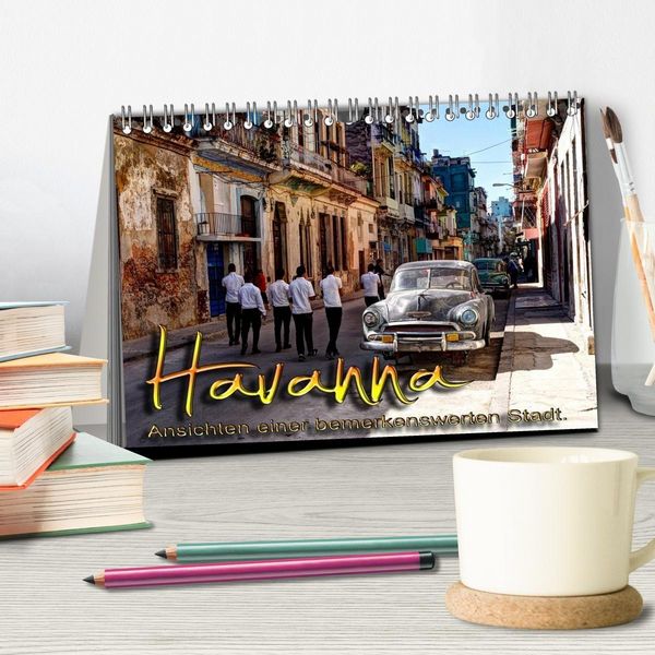 Produktbild: Havanna - Ansichten einer bemerkenswerten Stadt (Tischkalender 2027 DIN A5 quer), CALVENDO Monatskalender
