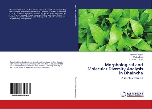 Produktbild: Morphological and Molecular Diversity Analysis in Dhaincha