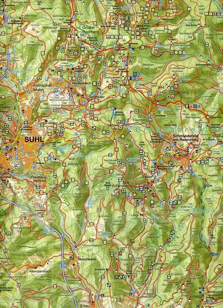 Produktbild: Wanderkarte Mittlerer Th&uuml;ringer Wald