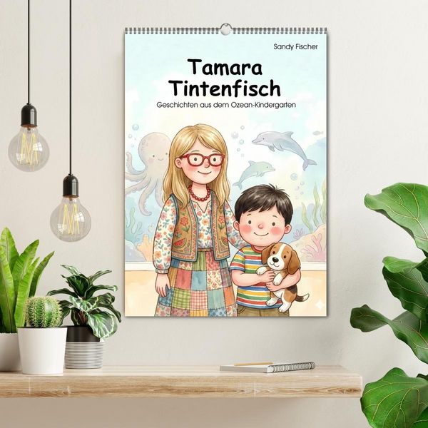 Produktbild: Tamara Tintenfisch (Wandkalender 2027 DIN A2 hoch), CALVENDO Monatskalender
