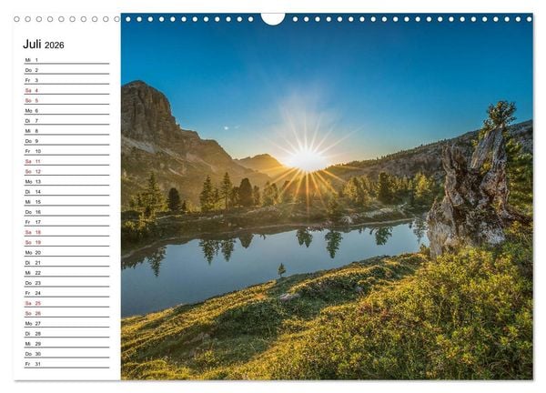 Produktbild: Atemberaubende Alpenwelt (Wandkalender 2026 DIN A3 quer), CALVENDO Monatskalender
