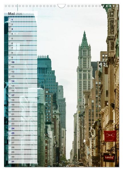Produktbild: New York - Manhattan (Wandkalender 2026 DIN A3 hoch), CALVENDO Monatskalender