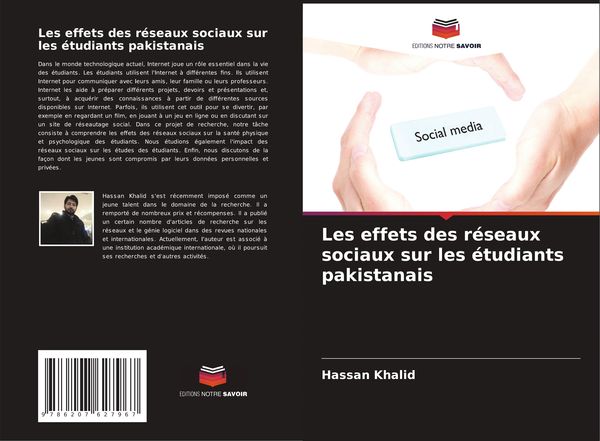 Produktbild: Les effets des r&eacute;seaux sociaux sur les &eacute;tudiants pakistanais