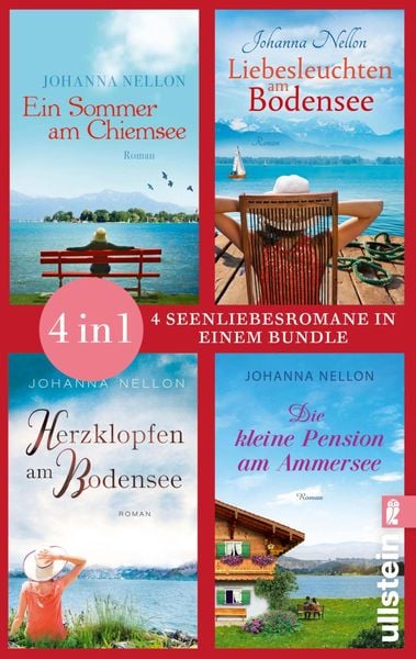 Produktbild: Ein Sommer am Chiemsee // Liebesleuchten am Bodensee // Herzklopfen am Bodensee // Die kleine Pension am Ammersee