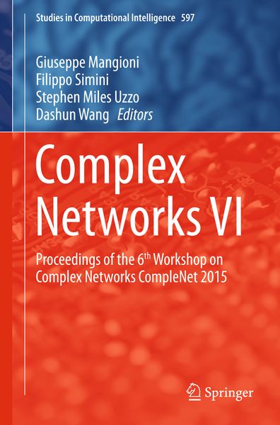 Produktbild: Complex Networks VI