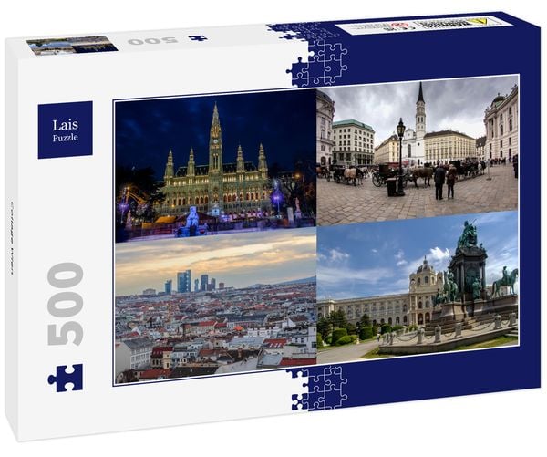 Lais Puzzle Collage Wien 500 Teile