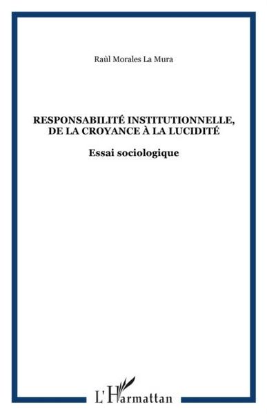 Produktbild: Responsabilite institutionnelle de la cr