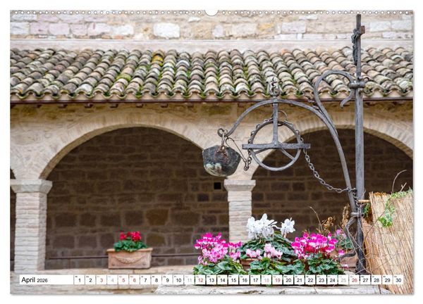 Produktbild: Assisi - Mittelalterliches Herz Italiens (Wandkalender 2026 DIN A2 quer), CALVENDO Monatskalender
