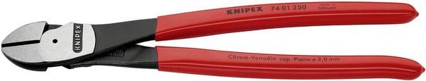 Produktbild: Knipex 74 01 250 Werkstatt Kraft-Seitenschneider mit Facette 250mm