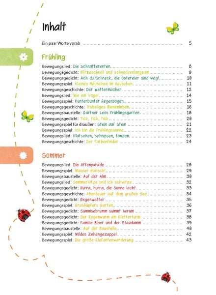 Produktbild: Das Kita-Jahreszeitenbuch: Bewegungspiele & Mitmachideen