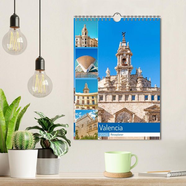 Produktbild: Valencia - Reiseplaner (Wandkalender 2026 DIN A4 hoch), CALVENDO Monatskalender