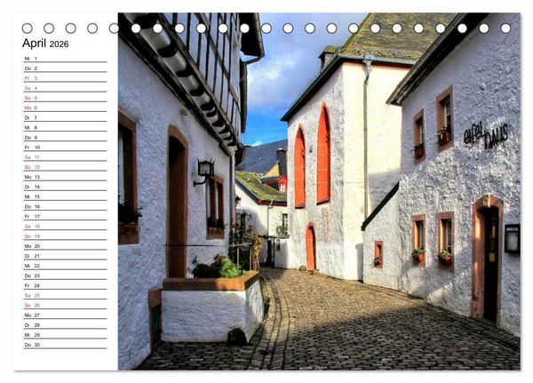 Produktbild: Die sch&ouml;nsten Orte der Eifel (Tischkalender 2026 DIN A5 quer), CALVENDO Monatskalender