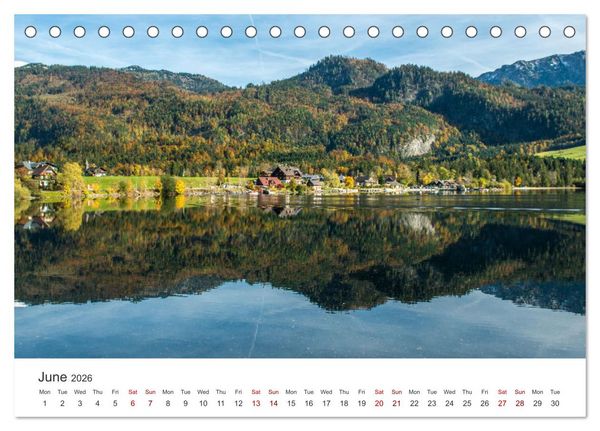Produktbild: Hallstatt The pearl of Austria (Desk Calendar 2026 DIN A5 landscape), CALVENDO 12 Month DeskCalendar