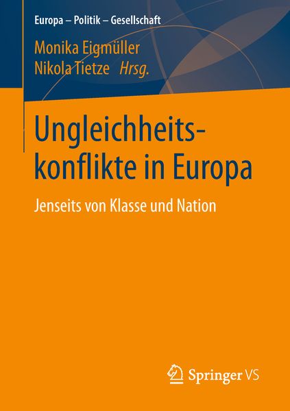 Produktbild: Ungleichheitskonflikte in Europa