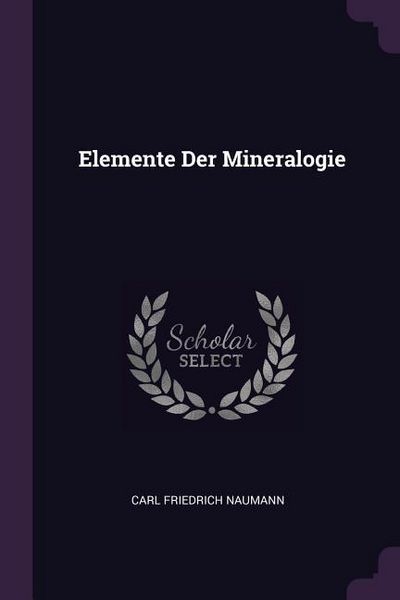 Produktbild: Elemente Der Mineralogie
