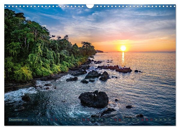 Produktbild: Tropenparadies zwischen Ozeanen Costa Rica (Wandkalender 2026 DIN A3 quer), CALVENDO Monatskalender