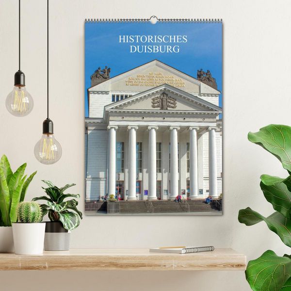 Produktbild: Historisches Duisburg (Wandkalender 2026 DIN A2 hoch), CALVENDO Monatskalender
