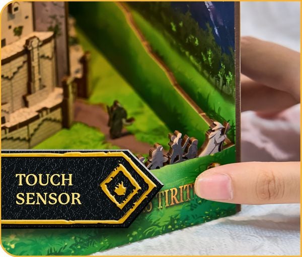 Produktbild: Book Nook DIY B&uuml;cherecke Herr der Ringe Minas Tirith