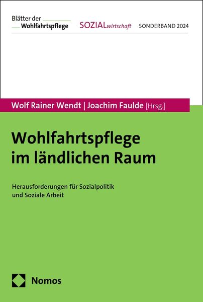 Produktbild: Wohlfahrtspflege im l&auml;ndlichen Raum