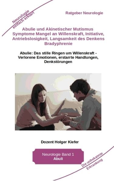 Produktbild: Abulie und Akinetischer Mutismus Symptome Mangel an Willenskraft Initiative Antriebslosigkeit Langsamkeit des Denkens Bradyphrenie Sprachprobleme