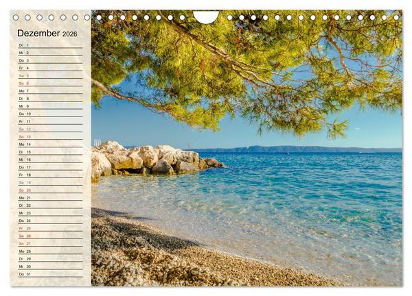 Produktbild: Dalmatien - Sonne, Strand und mehr (Wandkalender 2026 DIN A4 quer), CALVENDO Monatskalender