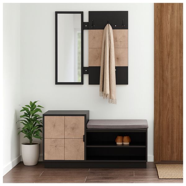 Produktbild: HTI-Living Garderobe Dana2 Schwarz Garderobe Dana2 Schwarz
