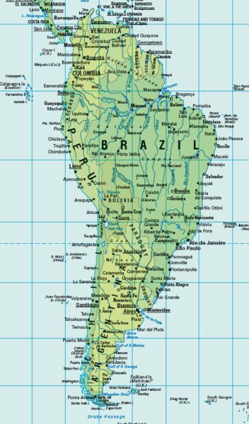 Produktbild: Map Of The World in Peters-Projection
