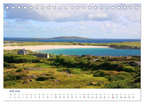 Produktbild: Irland 2026. Impressionen zwischen gr&uuml;nen H&uuml;geln und blauen K&uuml;sten (Tischkalender 2026 DIN A5 quer), CALVENDO Monatskalender