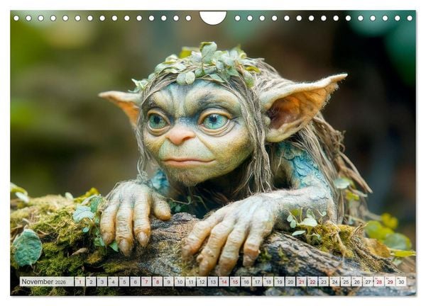 Produktbild: FABELWESEN M&auml;rchenhafte Tr&auml;ume (Wandkalender 2026 DIN A4 quer), CALVENDO Monatskalender