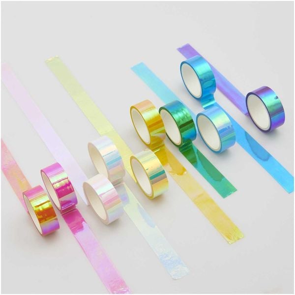 Produktbild: Tape Set Mirror Rainbow, 10 Stk., 1,5 cm x 5 m