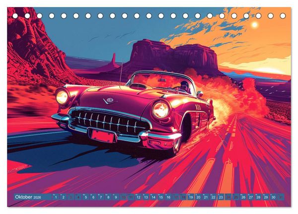 Produktbild: Speed Symphony (Tischkalender 2026 DIN A5 quer), CALVENDO Monatskalender