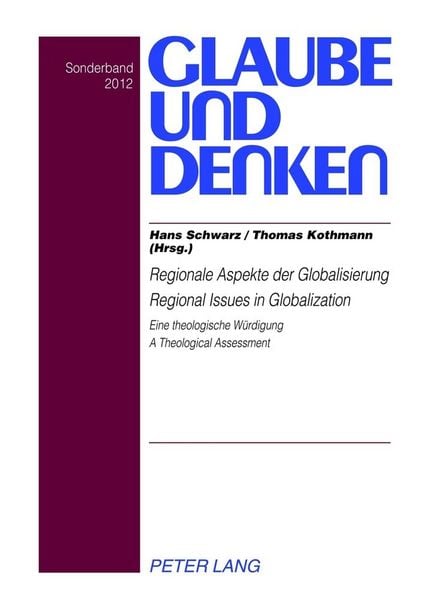 Produktbild: Regionale Aspekte der Globalisierung- Regional Issues in Globalization