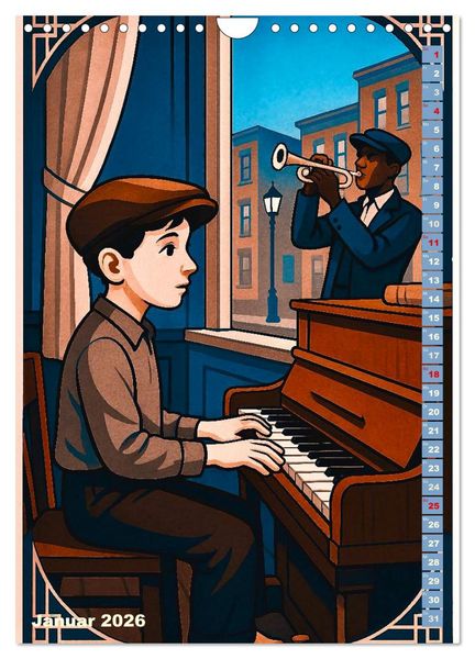 Produktbild: George Gershwin (Wandkalender 2026 DIN A4 hoch), CALVENDO Monatskalender