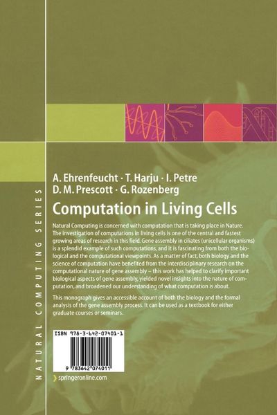 Produktbild: Computation in Living Cells
