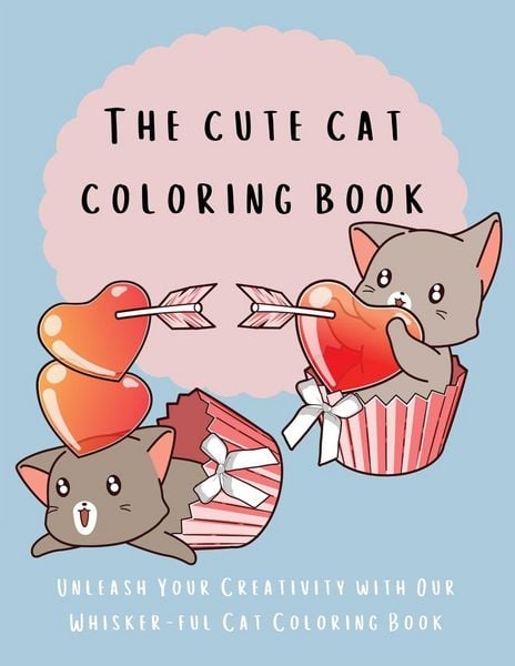 Produktbild: The Cute Cat Coloring Book