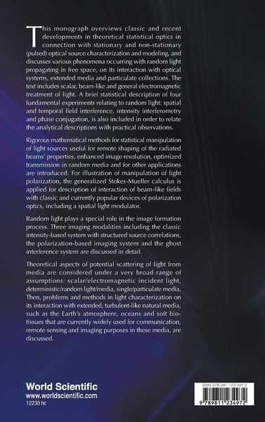Produktbild: Theoretical Statistical Optics