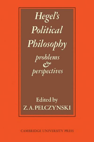 Produktbild: Hegel's Political Philosophy