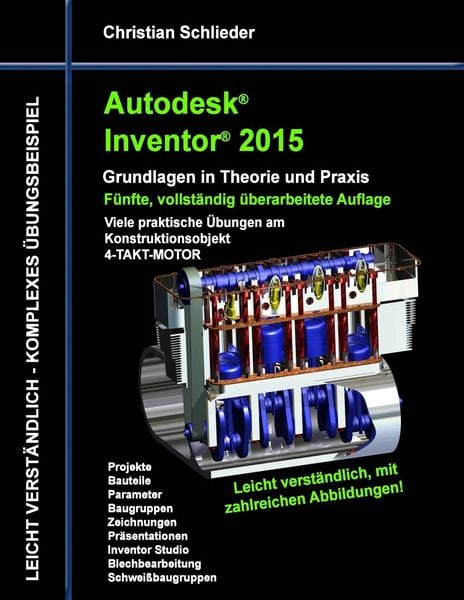 Produktbild: Autodesk Inventor 2015 - Grundlagen in Theorie und Praxis