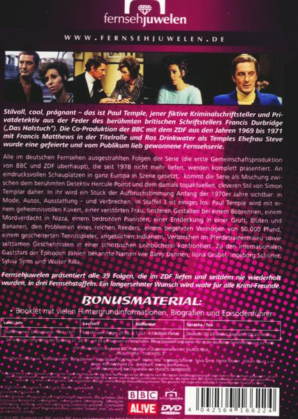 Produktbild: Francis Durbridge - Paul Temple - Box 3 [4 DVDs]