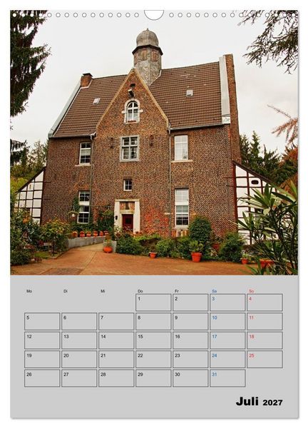 Produktbild: D&uuml;sseldorfer Burgen und Schl&ouml;sser (Wandkalender 2027 DIN A3 hoch), CALVENDO Monatskalender