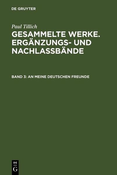 Produktbild: An meine deutschen Freunde