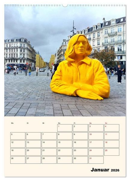Produktbild: Lille - Lebendige Metropole (Wandkalender 2026 DIN A2 hoch), CALVENDO Monatskalender